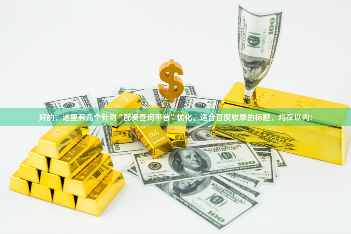 好的,这里有几个针对“配资查询平台”优化、适合百度收录的标题,均在以内:
